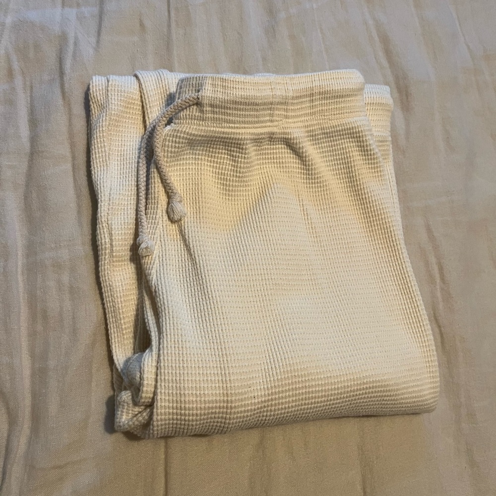 DONNI - waffle cinched pants